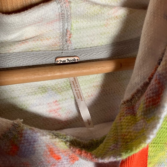 Free People Cropped Tie-dye Hoodie - Picture 2 of 4